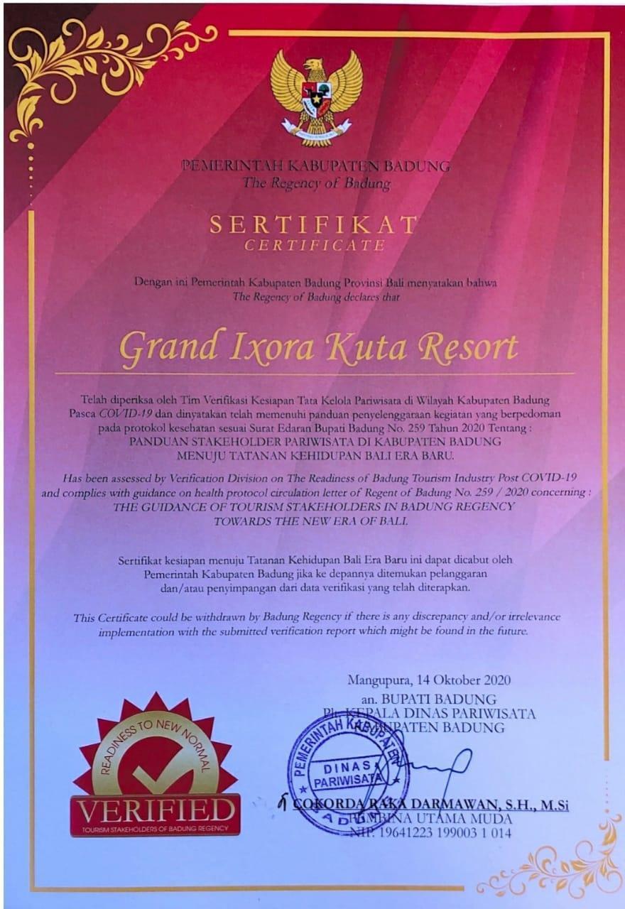 Hotel Grand Ixora Kuta 4*